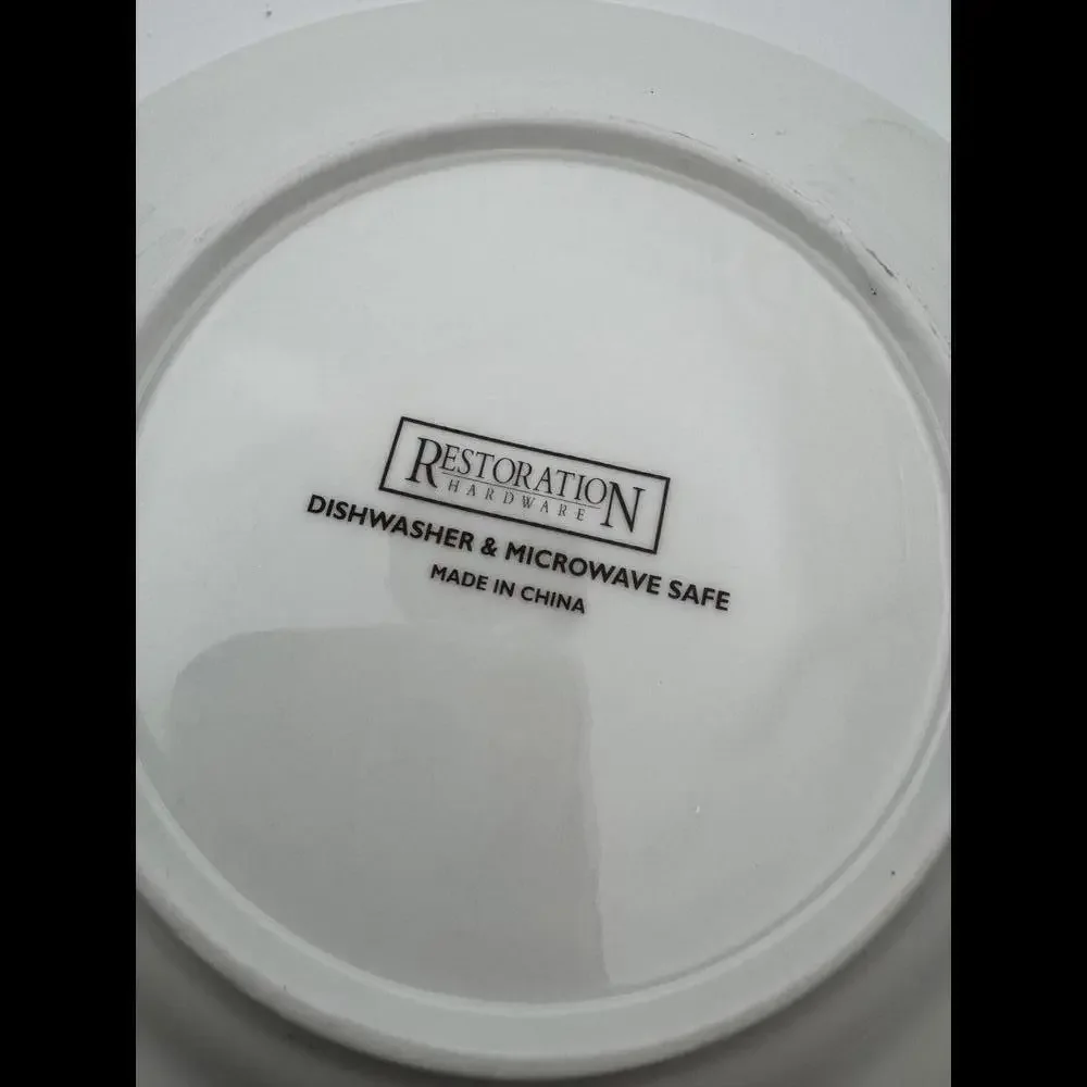 RH Restoration Hardware Collectible Decorative Cheese Plates Set of 4